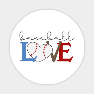 Baseball Love Magnet